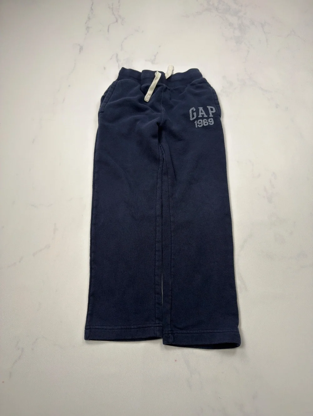 Gap Kids Navy Sweatpants Logo Print - Boys M